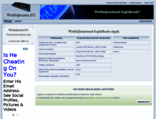 webfejlesztes.eu screenshot