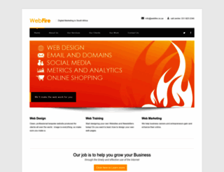 webfire.co.za screenshot
