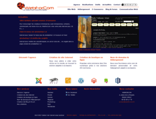 webforcom.fr screenshot