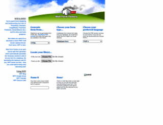 webformfactory.com screenshot
