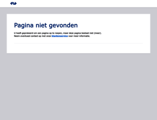webformulier.ns.nl screenshot