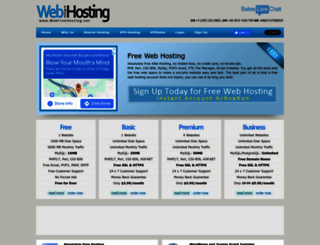 webfreehosting.net screenshot