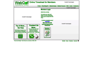 webgolf.ie screenshot