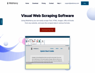webharvy.com screenshot