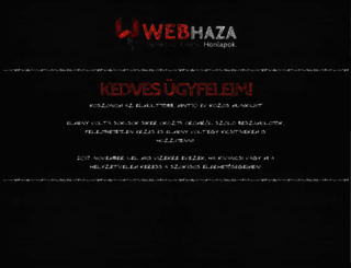 webhaza.hu screenshot
