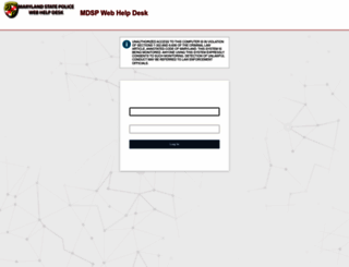 webhelpdesk.mdsp.org screenshot
