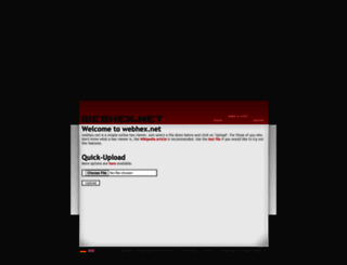 webhex.net screenshot