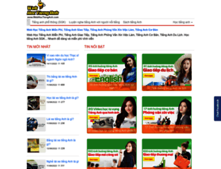 webhoctienganh.com screenshot