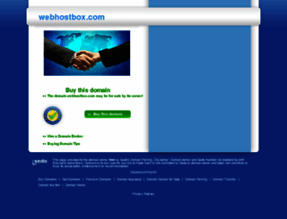 webhostbox.com screenshot