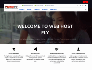 webhostfly.com screenshot