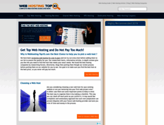 webhosting-top10.com screenshot