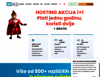 webhosting-wmd.hr screenshot
