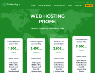 webhosting.it screenshot