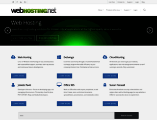 webhosting.net screenshot