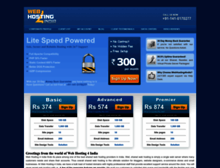 webhosting4india.com screenshot