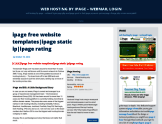 webhostingbyipagewebmaillogin86.wordpress.com screenshot