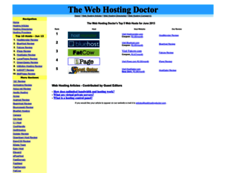 webhostingdoctor.com screenshot