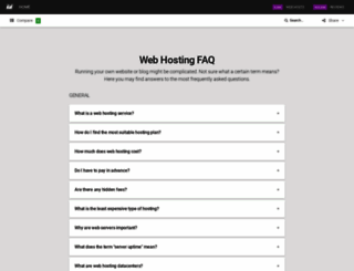 webhostingfaqs.com screenshot
