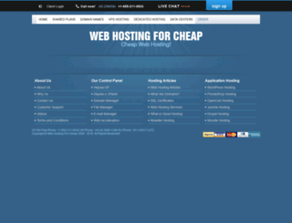 webhostingforcheap.net screenshot