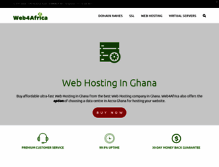 webhostingghana.com screenshot