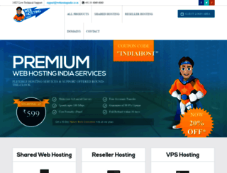 webhostingindia.co.in screenshot
