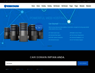 webhostingindo.com screenshot