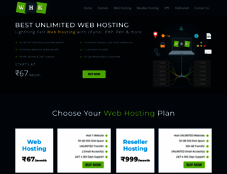 webhostingkolkata.co.in screenshot