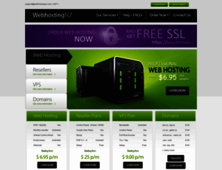 webhostingnz.com screenshot