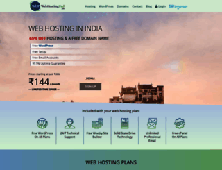 webhostingpad.in screenshot