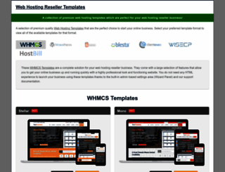 webhostingresellertemplates.com screenshot