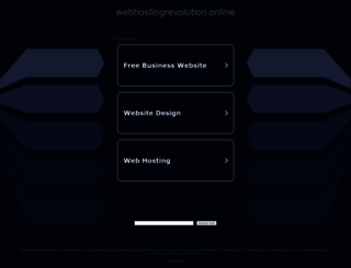webhostingrevolution.online screenshot