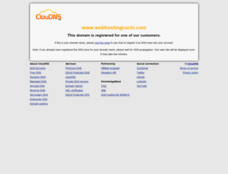 webhostingruchi.com screenshot
