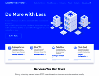 webhostingservers.info screenshot