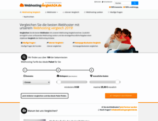 webhostingvergleich24.de screenshot