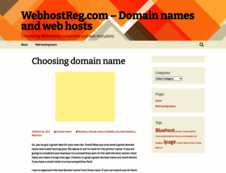 webhostreg.com screenshot