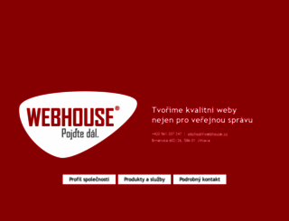 webhouse.cz screenshot