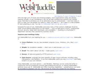 webhuddle.com screenshot