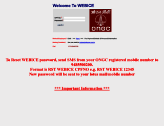webice.ongc.co.in screenshot