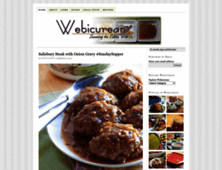 webicurean.com screenshot