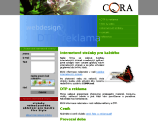 webik.cora.cz screenshot