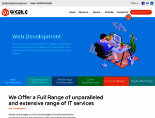 webiletechnologies.com screenshot