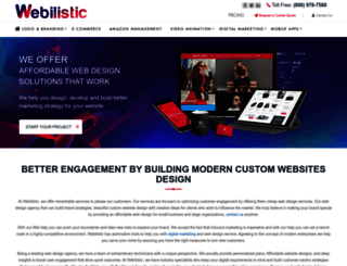 webilistic.com screenshot