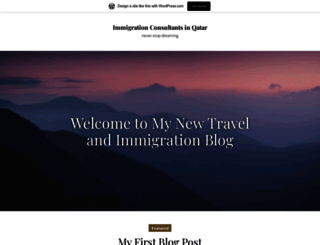 webimmigrationconsultant.home.blog screenshot