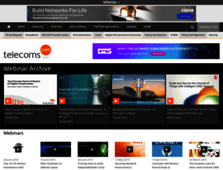 webinars.telecoms.com screenshot