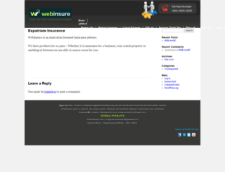 webinsure.asia screenshot