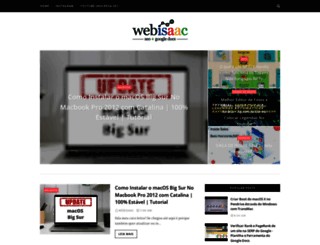 webisaac.com.br screenshot