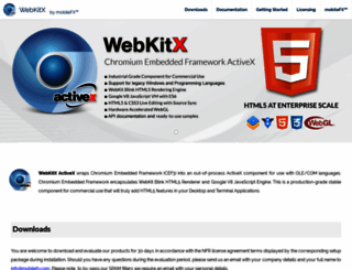 webkitx.com screenshot