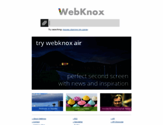 webknox.com screenshot