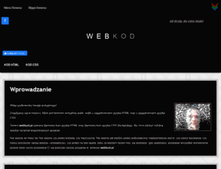 webkod.pl screenshot