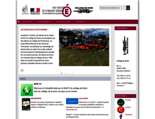 webkone.ac-noumea.nc screenshot